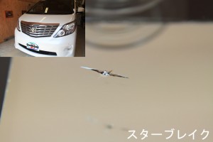 アルファードのスターブレイク、修理前の写真！